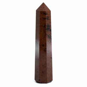 Edelsteen Obelisk Punt Mahonie Obsidiaan - 90-110 mm