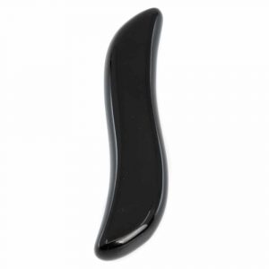 Yoni Wand Obsidiaan S-vorm (10 cm)