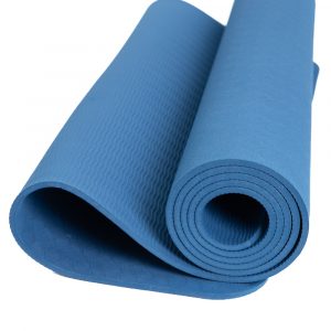 Spiru TPE Yogamat Navy Blauw - Extra Dik - 6 mm - 183 x 61 cm