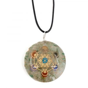 Orgonite Hanger Metatron Chakra Groene Aventurijn