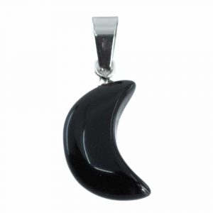 Edelsteen Hanger Obsidiaan Maan