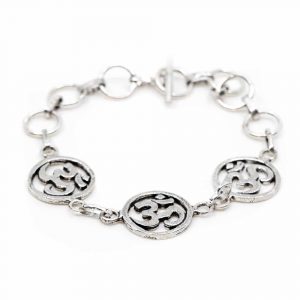 Armband OHM Bedels Zilverkleurig (18 cm)