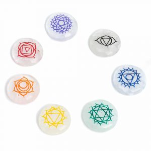 Chakra Edelstenen Bergkristal - set van 7