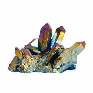 Ruwe Titanium Aura Kwarts Edelsteen Cluster 30-60 mm