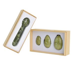 Jade Yoni Eieren Set met Stick