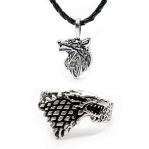 Viking Sieraden Set - Wolf - Bundel