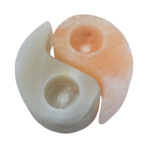 Himalaya Zout Waxinelichthouder - Ying Yang