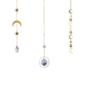 Feng Shui Regenboog Hanger Zon & Maan Set - Bundel