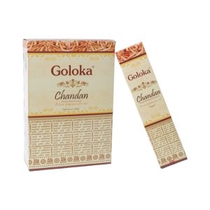 Goloka Wierookstokjes Premium Chandan - Doos 12 x 15 gram